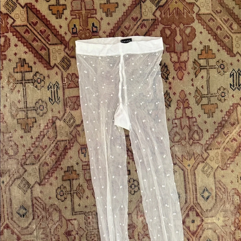 FALKE Dot Tight in White small